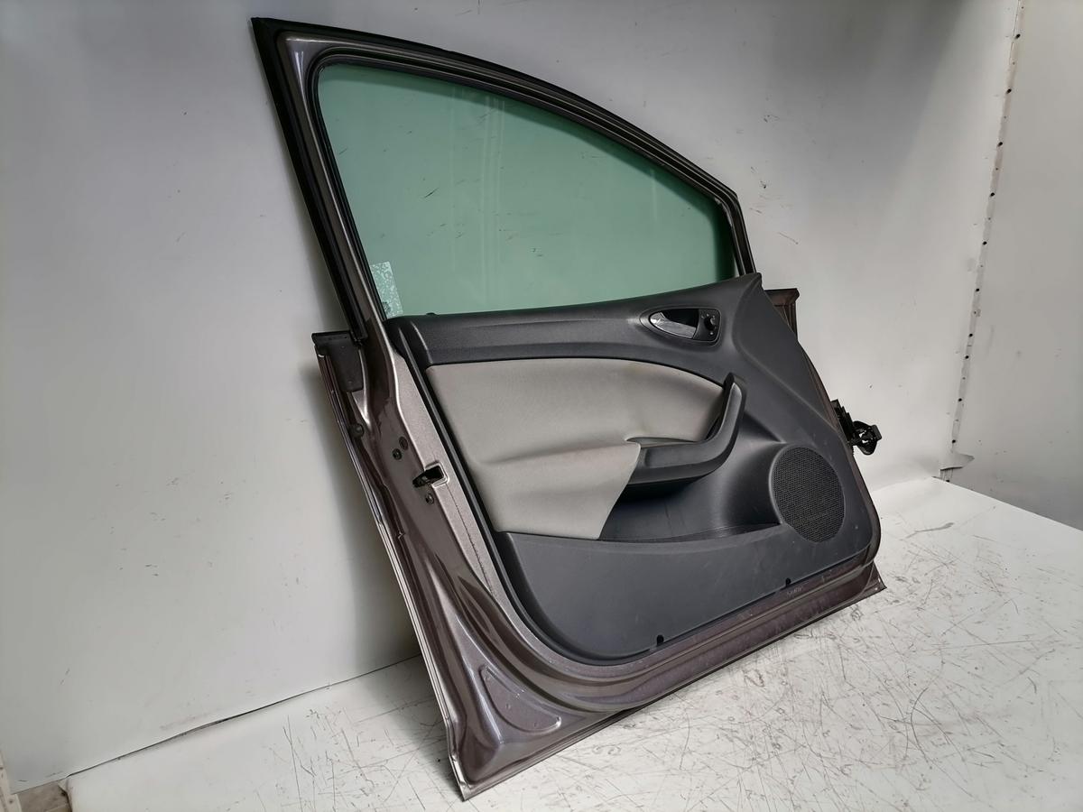 Seat Ibiza 6J original T&uuml;r vorn links LS7K Graumetallic 5-T&uuml;rer Bj.2015